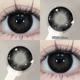 Popxstar  -1 Pair(2pcs) Brown Beauty Colored Contact Lenses for Eyes Purple Halloween Lens Big Eye Lens Natural Look Gray Blue Lens
