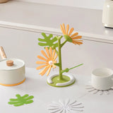 Popxstar  Daisy Heat Insulation mat Table cup pad Table decoration and accessories DIY Home Tableware Coffee Cups Holder table decorations