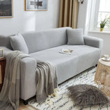 Popxstar Adjustable Elastic Sofa Cover Armchair Protector Corner L Shape Stretch Slipcovers Couch Cover 1/2/3/4/5 Seater  For Living Room