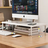 Popxstar Computer Monitor Elevated Monitor Base Home Office Storage Rack Computer Desktop Creative Storage Rack Office Storage Supplies