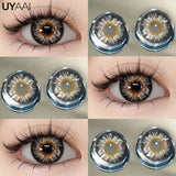 NEW Color Contact Beauty Eye Color Lenses Big Eyes Black Lens Natual look Green Contacts Lenses Makeup Blue Contact Lenses