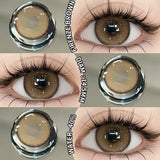 Colored Contact Lenses Natural Soft Cosmetic Brown Eye Lens Gray Pupils Yearly Blue Eye Contact Green Beautiful Pupils