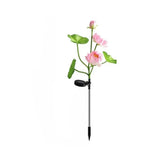 Simulated Flower Solar Lotus Light LED Solar Lotus Lawn Ground Mounted Light Festival Outdoor Scene Layout Atmosphere Light