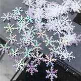 Popxstar  300Pcs/Bag Snowflake Frozen Party Snowflake Christmas Decorations For Home Winter Decorations Wedding Party Decoration