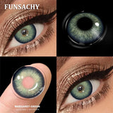 Popxstar   2pcs Hot Selling Colored Contact Lenses for Eyes Beauty Pupils Natural Brown Gray Lens Women Men Cosmetics  Yearly Use