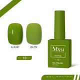 popxstar Mxsi 15ml Gel Nail Polish Neon Brown Royal Blue Red Green Pastal Nude Nail Art Varnish Gel Lacquer Top Coat UV Gel Nail Not Set