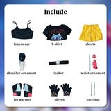 Popxstar Rumi Mira Zoey Cosplay KPop Cosplay Costume Wig HUNTR/X Uniform Women Suit Dress Halloween Party Role Playing Outfits