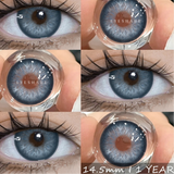 Popxstar New 1pair Colored Contact Lenses for Eyes Natural Brown Contacts Lenses Fashion Blue Eyes Lenses Yearly Gray Pupils