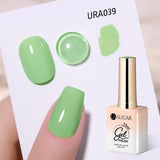popxstar UR SUGAR 15ml Jelly Milky White Translucent Color Gel Polish Semi Permanent UV Gel Nail Art Soak Off Gel Varnish Latest Fashion