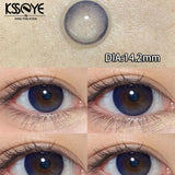 Popxstar  1Pair Natural Contact Lenses for Eyes Myopia Prescription Eyes Color Contact Lenses Beauty Pupil Yearly Use