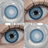 Popxstar  1Pair Colorcon Korean Lenses Color Contact Lenses For Eyes Natural Brown Soft Lens Gray Eye Contacts Makeup Cosmetic