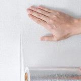 Popxstar  10m 1 roll DIY 3D linen texture self-adhesive wallpaper,PVC wallpaper tile wall paste, used in living room, dining room,bathroom