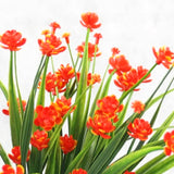 Popxstar spring decor 5PCS Artificial Flowers for Outdoor Decoration Spring Summer Decoration UV Resistant Plastic Greenery Shrubs Home Garden Decor