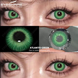 Popxstar 1pair/2pcs Colored Contact Lenses for Eyes Blue Contacts Purple Lenses Cosplay Contact Lenses Yearly Fashion Eye Lenses