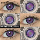 Halloween Colored Contact Lenses 2Pcs Cosplay Anime Cyber Makeup Blue Pink Color Contacts Red Eye Lens Fast Delivery