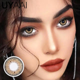 Color 1 Pair Contact Lenses with Natural High Color Saturation & Defined Edge, Soft Age-Reducing Ambience