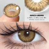 Popxstar New Colored Contact Lenses for Eyes 1 Pair Fashion Blue Eyes Lenses Brown Contacts Green Lenses Yearly Gray Contacts