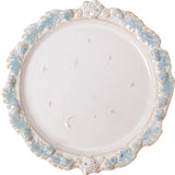 Popxstar Vintage Relief Western Style Dish with Antique Ceramic Tableware Salad and Dessert Dish