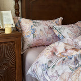 Popxstar  100% Cotton Bedding Set Ins Korean Floral 3D Printed Duvet Cover Bed Linen Flat Sheets Set 2 Pillowcases Twin Double Queen Size