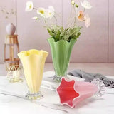 Vegetable glass vase transparent hydroponics dried flowers flower arrangement ornament desktop decoration living room home
