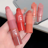 Popxstar 4 In 1 Matte Lipstick Pencil Kit Combo Velvet Sexy Red Lip Tint Non-stick Cup Multicolour Lipstick Pen Makeup Lips Cosmetic Set