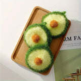 Popxstar  Avocado Shaped Kitchen Cleaning Sponge for Kitchen Dishwashing Cloth Soft Absorbent Household Cleaning Tools Easy Kitchen Tools