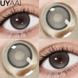 Popxstar NEW Choco Series Colored Contact Lenses Cosmetic Black Lenses Gray Contacts Lenses Women Makeup Colored Pupils Blue lenses