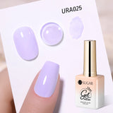 popxstar UR SUGAR 15ml Jelly Milky White Translucent Color Gel Polish Semi Permanent UV Gel Nail Art Soak Off Gel Varnish Latest Fashion