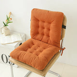 Popxstar  Chenille one-piece chair cushion solid color simple sedentary bay window backrest cushion office chair cushion