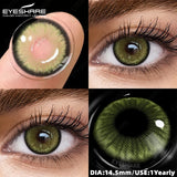 1 Pair Natural Gray Beauty Pupils Color Contact Lenses Yearly Soft Brown Eye Lenses Cosmetic Blue Green Eye Contacts