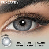1 Pair NEW Colored Pupils Makeup Green Contact Lenses Beauty Women Colored Pupils Cosmetic Brown Natural Lenses Yearly