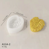 Turtle Backed Bamboo Leaves Silicone Mold for Handmade Secure Soap Resin Crafts DIY Botanical  Artisan Creative Design Clay Mold
