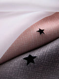 Popxstar Blackout Kids Curtains for Bedroom Thermal Insulated Silver Twinkle Star Curtains for Boys Antique Grommet Top Window Treatment