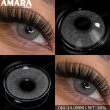 Popxstar  Fashion Colored Contact Lenses Natural Brown Eye Lens Gray Contact Eye Lenses Blue Lenses Contacts for Dark Eyes