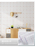 Popxstar Wallpaper Self-adhesive Moisture-proof Pastoral Flower Living Room Bedroom Waterproof Erasable Wall Sticker Home Decoration