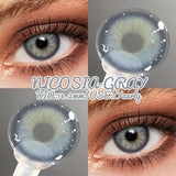 Colored Contact Lenses for Eyes 1Pair Natural Gray Contacts Blue Eye Makeup Lens Brown Eyes Contact Yearly Green Lenses
