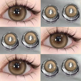 2pcs Highlight Nightclub Party Contact Lenses Cute Softlens Enlarge Pupil