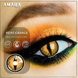 Cosplay Color Contact Lenses 1Pair Anime Halloween Makeup Blue Colorful Contact Lens For Eyes Colored Yearly Contacts