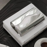 Popxstar Nordic Stainless Tissue Case Mirror Napkin Holder Silvery Napkin Box Desktop Tissue Box Table Decoration Kitchen Accessories