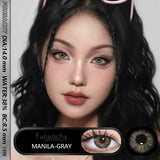 Popxstar  2Pcs New Color Colored Contact Soft Circular Lenses Beauty Pupil Brown Series Eyes Makeup Blue High Quality Softlens