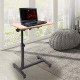 Popxstar Adjustable Laptop Desk 360° Rotating Tabletop Mobile Stand Home Office Tray Standing Rolling Study Table Computer Workstation