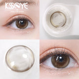 Popxstar 2Pcs Eyes Contacts Lenses with Diopter Fashion Soft Myopia Colored Lenses for Eyes Makeup Diameter 14.2mm Fast Shipping