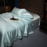 Popxstar  4/6Pcs Hollow Wide Edge Cooling Summer Quilt Soft Silky Lyocell Bamboo Fiber Thin Comforter With Bed Sheet Pillowcases