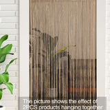 100x200cm Beaded Fringe Curtain Doorway Divider for Living Room Wedding Party Decor DIY Handmade Tassel Curtain