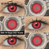 Halloween Colored Contact Lenses 2Pcs Cosplay Anime Cyber Makeup Blue Pink Color Contacts Red Eye Lens Fast Delivery
