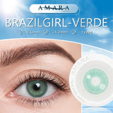 Natural Color Lens Eyes 2pcs Color Contact Lenses For Eye Blue Beauty Contact Lenses Eye Yearly Cosmetic Color Lens