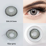 Popxstar 1 Pair/2pcs Lenses Cosplay Anime Contact Lenses for Eyes Vision Correction Comestic Myopia Prescription Contact Lenses
