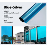 Popxstar Window Film Privacy vinyl glass window One Way Daytime Privacy Static Cling Blocking Anti UV Reflective  adhesive vinyl for car