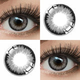 Popxstar  1Pair Russia Blue Color Contact Lens Pupils High Quality Cosmetic  Gray Brown Lenses Makeup Purple Eye Fast Shipping