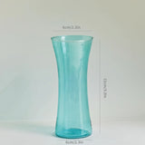 Popxstar Glass Table Vase Creative Flower Vase Decorative Glass Bottles Clear Glass Vases for Centerpieces Home Decor Nordic Vase